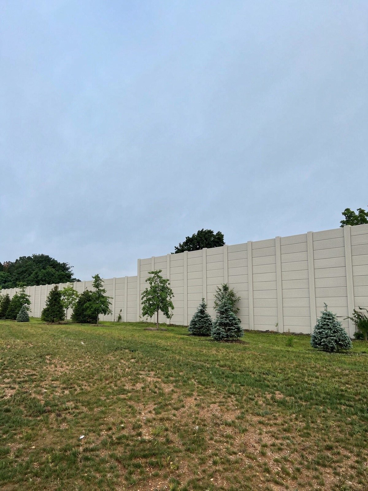 Stepped heights with landscaping