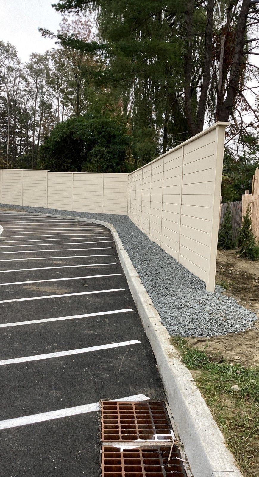Parking / site edge