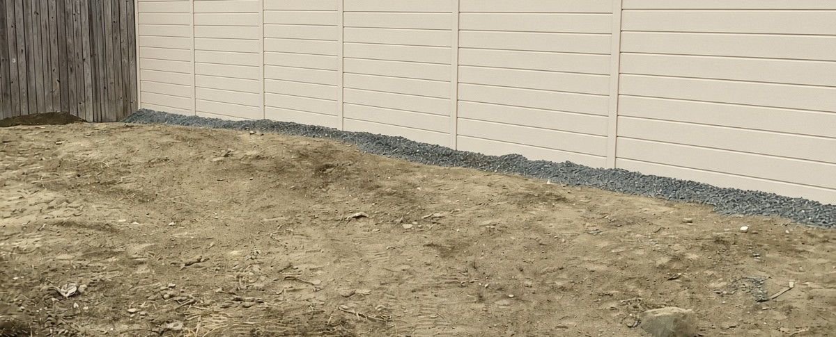 New PVC against existing wood